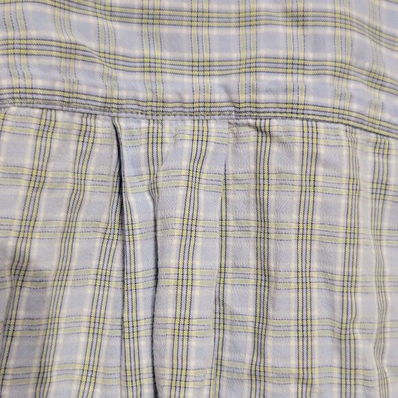 Men's Casual Soft Cotton Twill Light Blue Short Slve Bttn Dn Metro Exchange XL - Picture 4 of 16